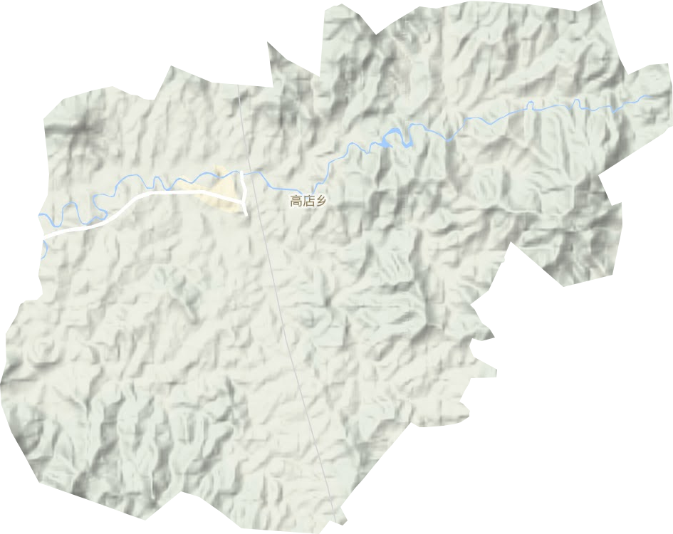 高店鄉(xiāng)地形圖