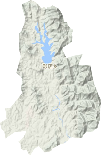 彭店鄉地形圖