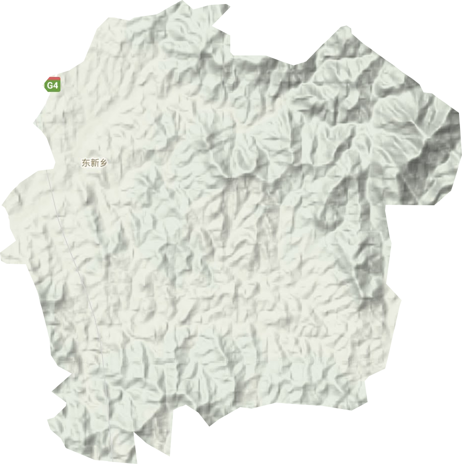 東新鄉(xiāng)地形圖