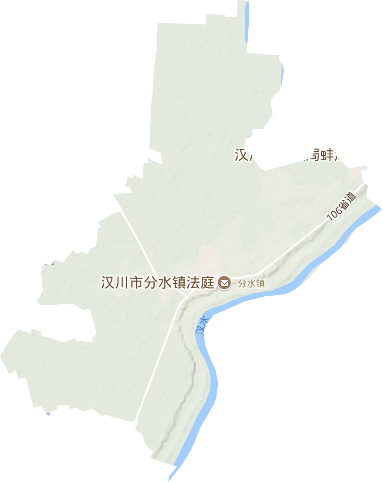 分水鎮地形圖