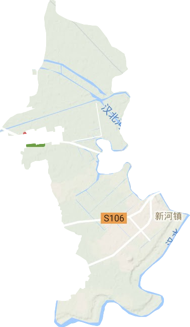 新河鎮地形圖