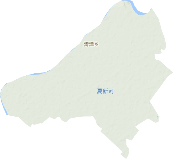 灣潭鄉(xiāng)地形圖