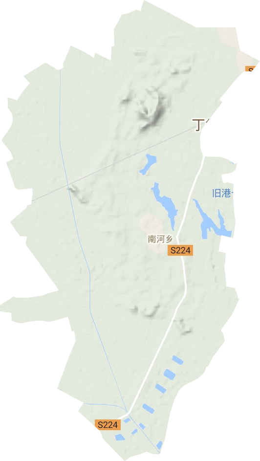 南河鄉地形圖