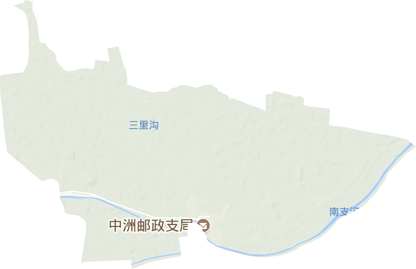 國營中洲農場地形圖