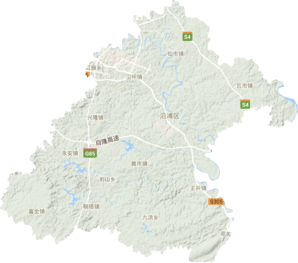 沿灘區(qū)地形圖