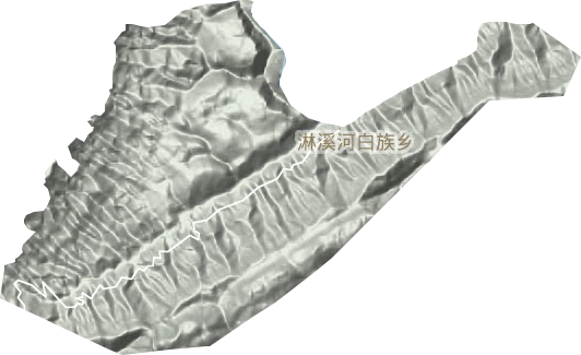 淋溪河鄉(xiāng)地形圖