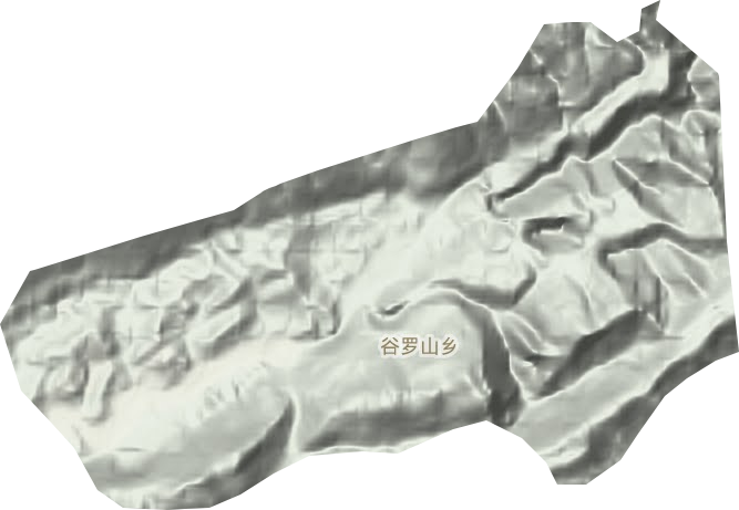 谷羅山鄉(xiāng)地形圖