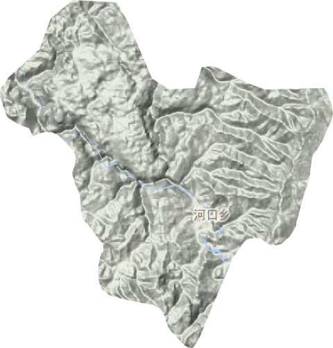 河口鄉地形圖