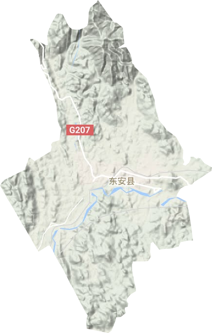 白牙市鎮(zhèn)地形圖
