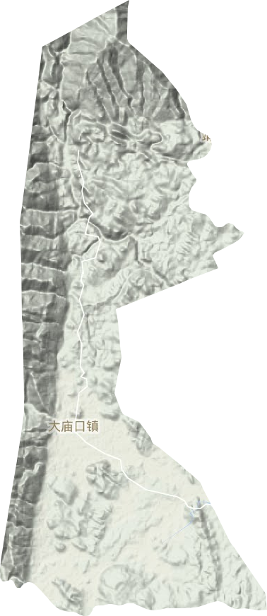 大廟口鎮地形圖