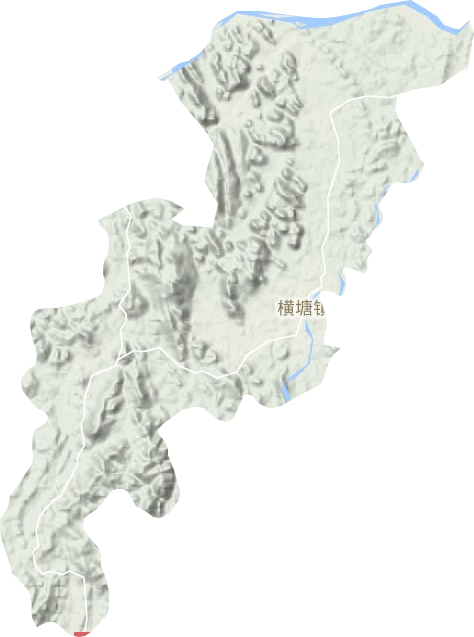 橫塘鎮地形圖