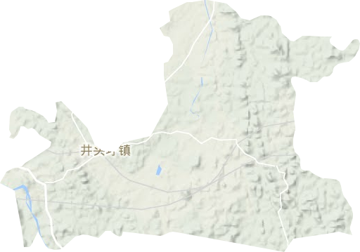 井頭圩鎮(zhèn)地形圖