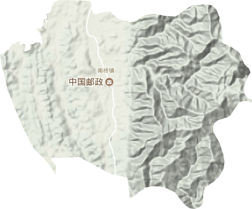 南橋鎮地形圖