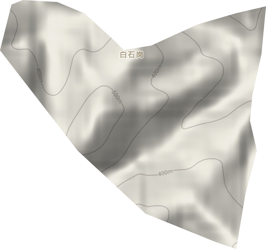 黃泥洞林場地形圖