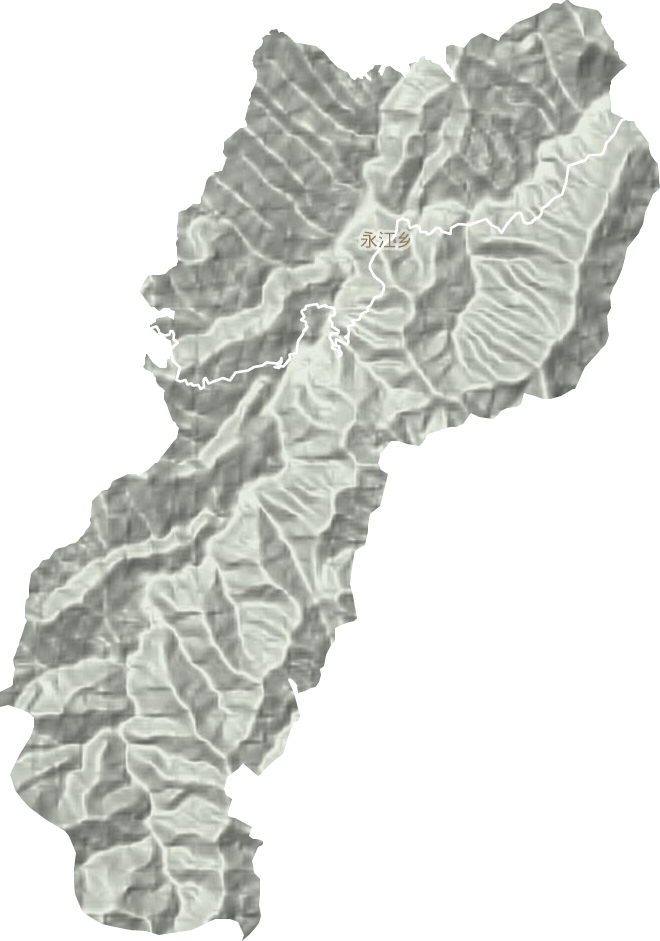 永江鄉(xiāng)地形圖
