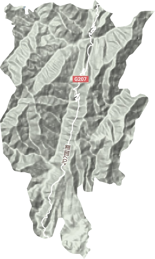 打鼓坪鄉(xiāng)地形圖