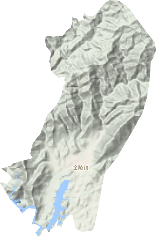 金陵鎮地形圖