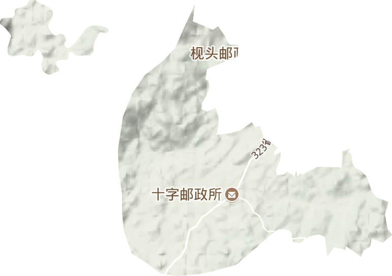 十字鄉地形圖