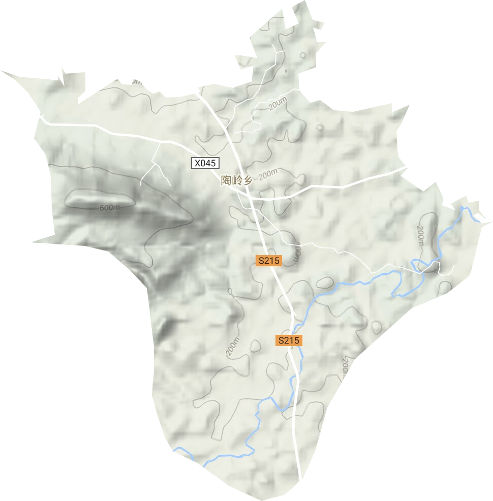 陶嶺鄉地形圖