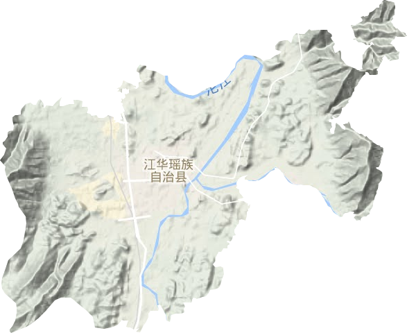 沱江鎮地形圖