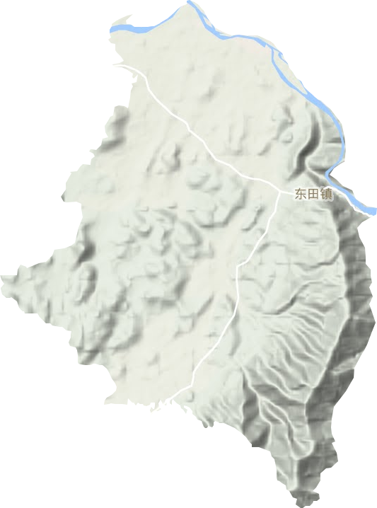 東田鎮地形圖