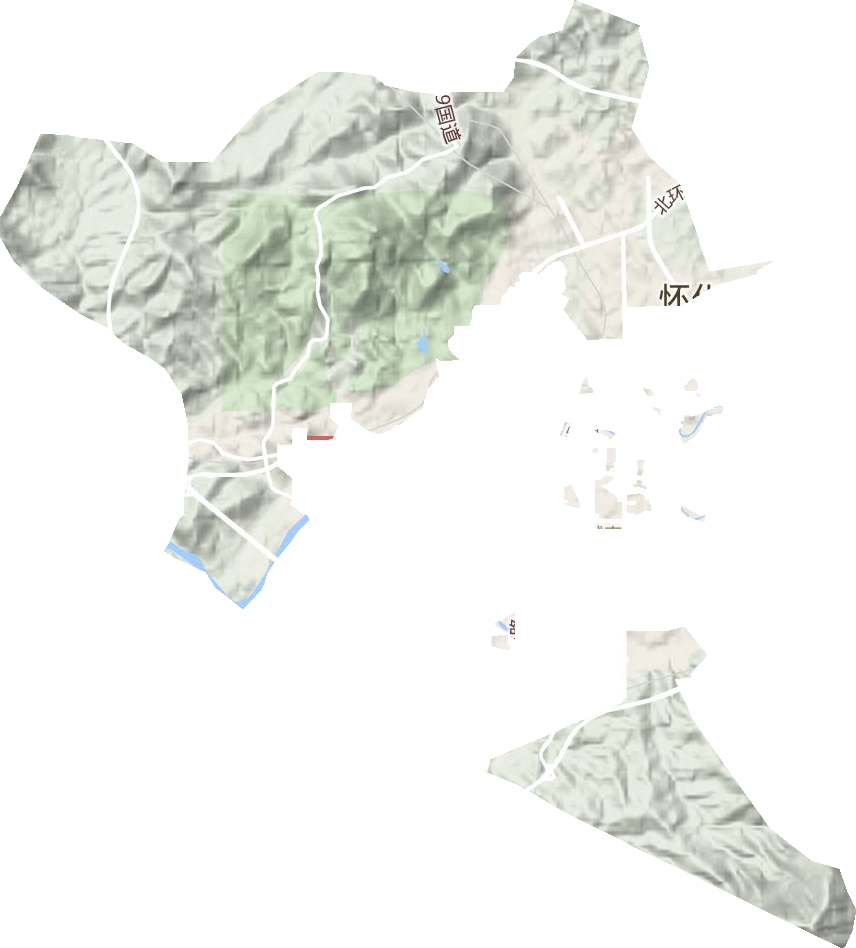 盈口鄉(xiāng)地形圖