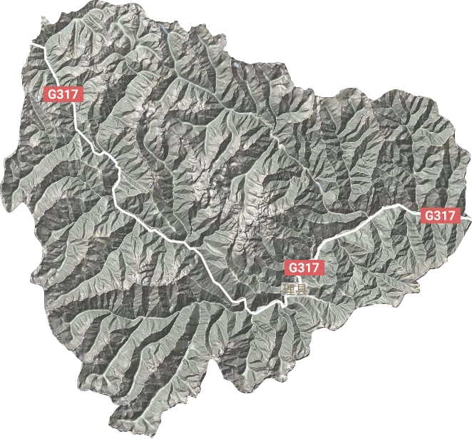 理縣地形圖