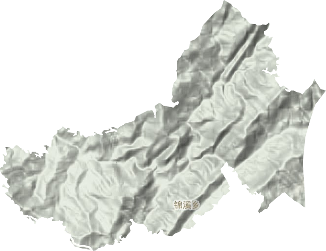 錦溪鄉地形圖