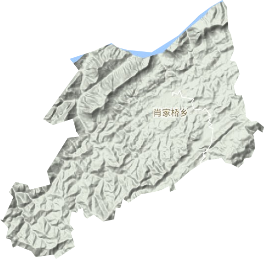 肖家橋鄉(xiāng)地形圖