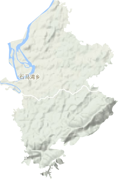 石馬灣鄉地形圖