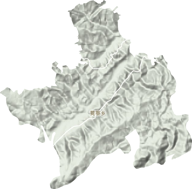 凳寨鄉地形圖