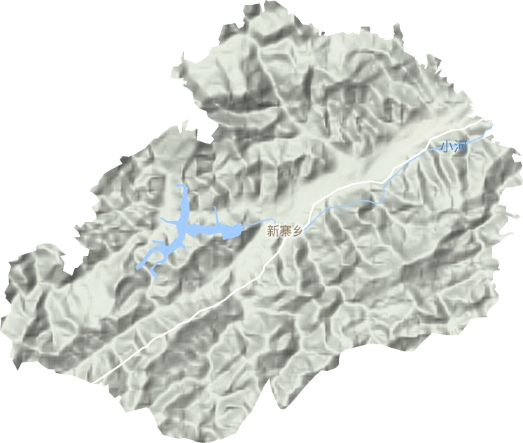 新寨鄉地形圖