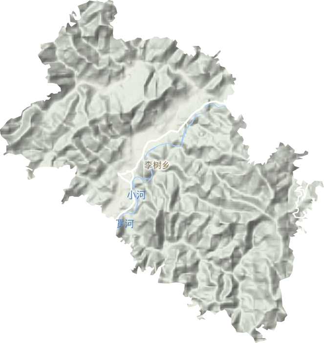 李樹鄉地形圖