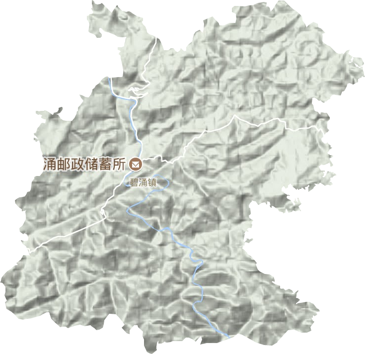 碧涌鎮地形圖