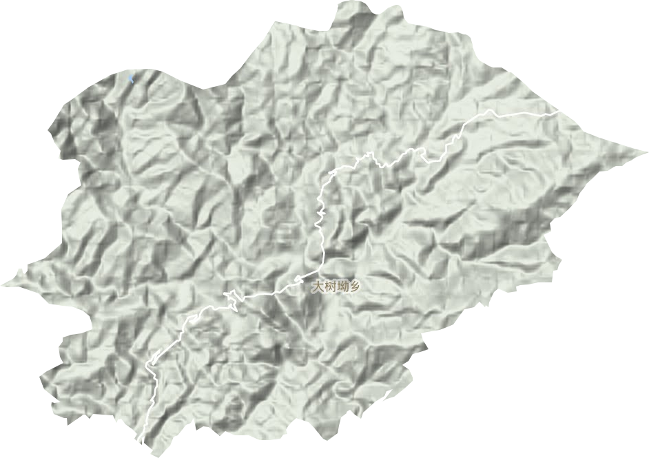 大樹坳鄉地形圖