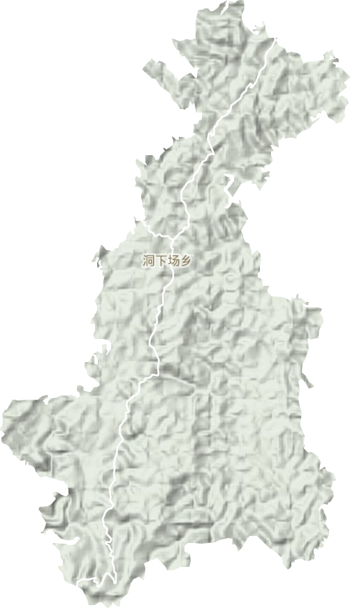 洞下場鄉(xiāng)地形圖