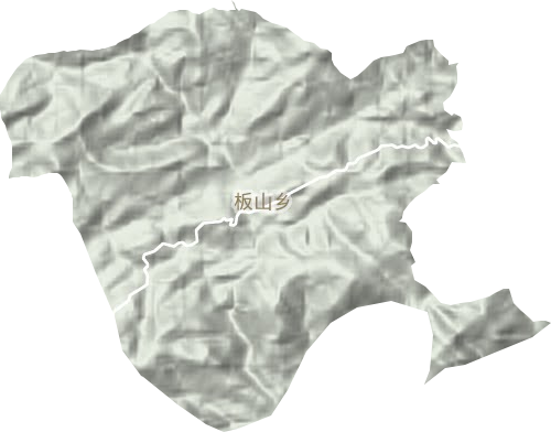 板山鄉地形圖