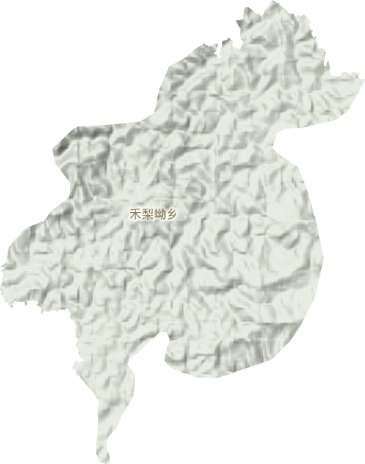 禾梨坳鄉地形圖
