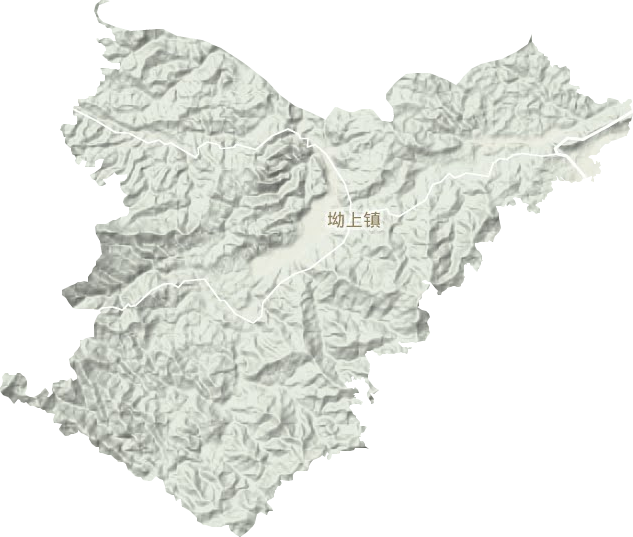 坳上鎮地形圖