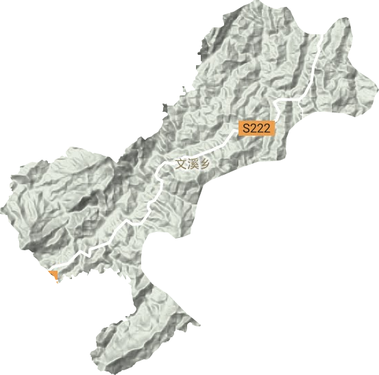 文溪鄉地形圖