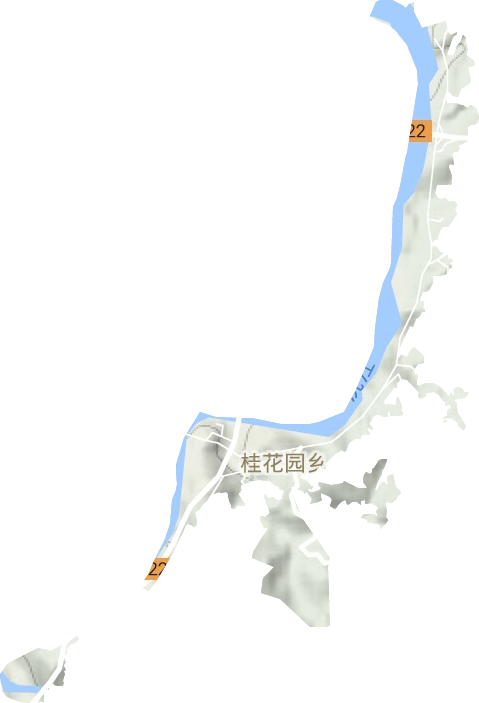 河濱路街道地形圖