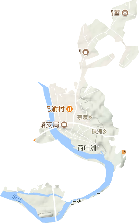 安江鎮(zhèn)地形圖