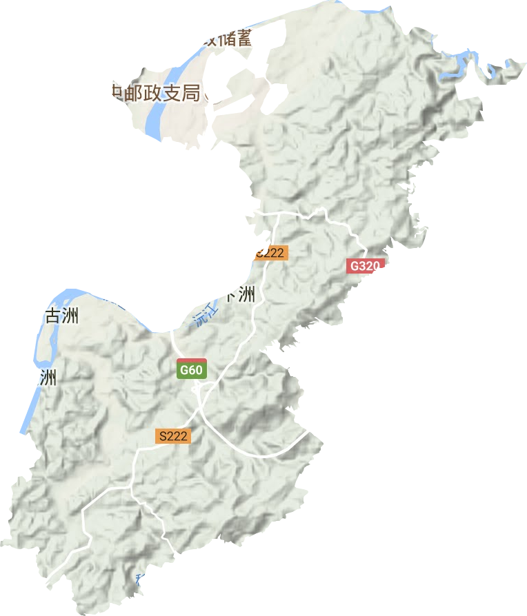 硤州鄉(xiāng)地形圖