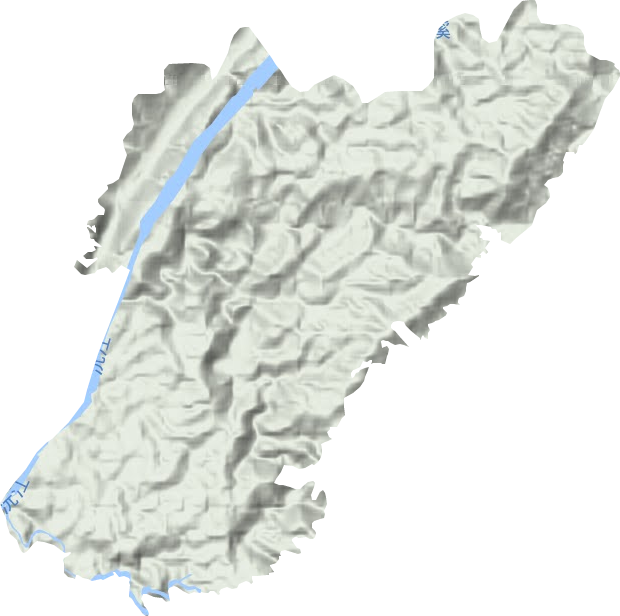 茅渡鄉地形圖