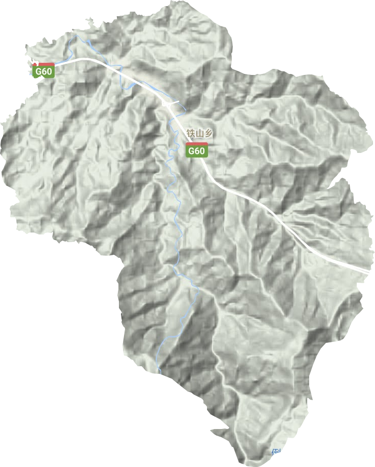 鐵山鄉地形圖