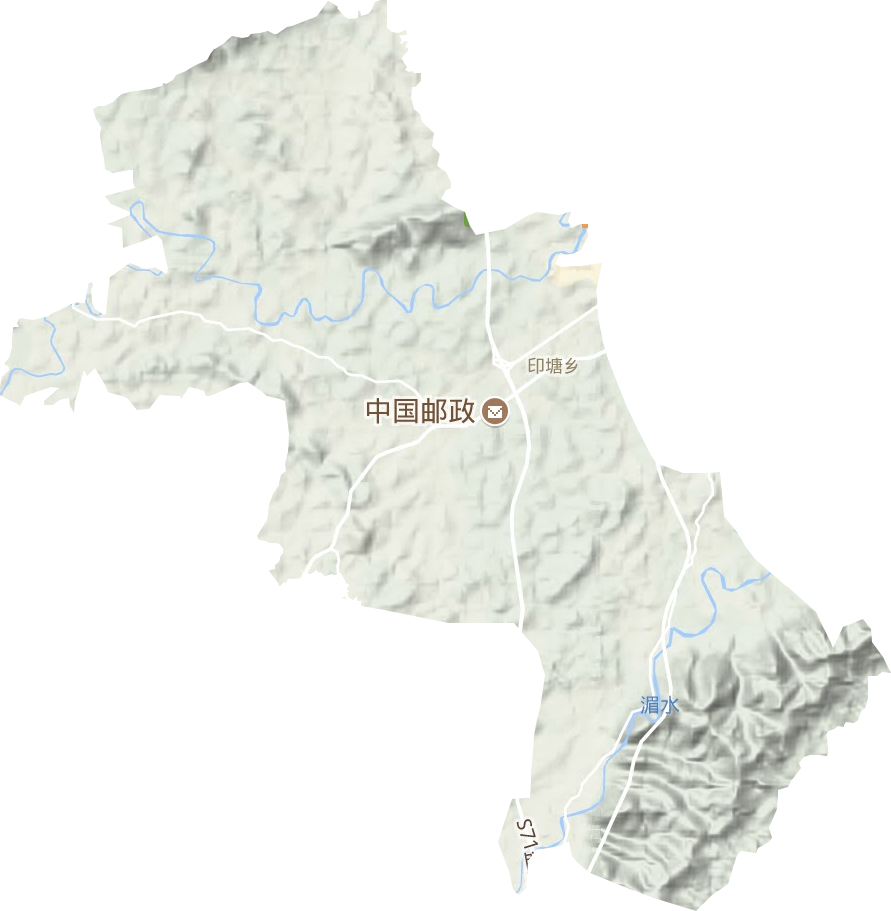 印塘鄉地形圖