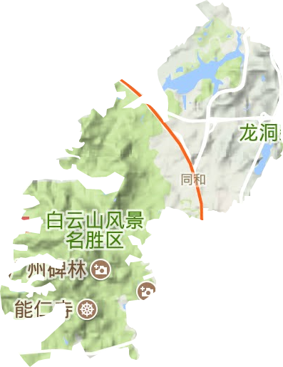 同和街道地形圖