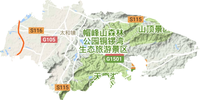 太和鎮地形圖