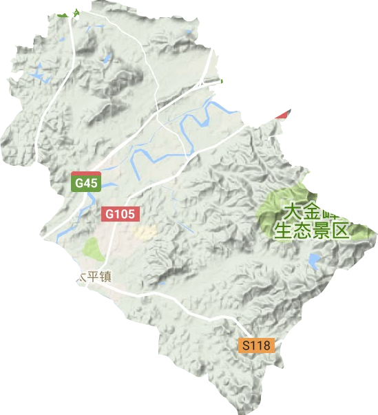 太平鎮地形圖