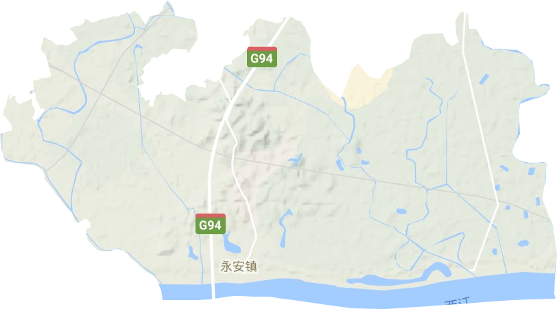 永安鎮地形圖